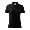 MALFINI COTTON HEAVY 216 / Dámska polokošeľa - čierna XS