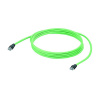 Weidmüller 8909650250 RJ45 sieťové káble, prepojovacie káble CAT 6A S/FTP 25.00 m zelená samozhášavý, s ochranou 1 ks; 8909650250