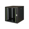 Digitus DN-19 12U-6/6-SW rack Nástěnný regál Černá