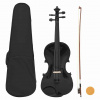zahrada-XL Husle, kompletný set so slákom a podbradníkom, čierne 4/4 70143