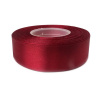 stuha saténová 25 mm/32 m rubínová červená