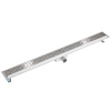 tectake 401275 sprchový odtokový žľab nerezový - 100 cm