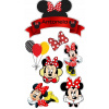 CUKROVÁ TLAČ Opłatek na Tort Cukrová hmota Minnie Mouse Sada 78 + MENO