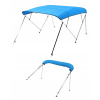 VEVOR Daszek Bimini 243,84x200,66-213,36x137,16CM 4 Łuki Markiza Do Łodzi