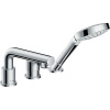 HANSGROHE Talis S 3-otvorová páková batéria na okraj vane, vyloženie výtoku 200 mm, chróm, 72417000