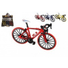 Teddies Bicykel prstový kov/plast 19cm 4 farby
