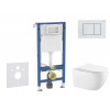 GEBERIT - Duofix Set předstěnové instalace, klozetu Gaia a sedátka softclose, tlačítko Delta30, alpská bílá SANI11CA3146B
