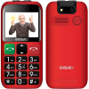 EVOLVEO EasyPhone ET mobilný telefón pre seniorov s nabíjacím stojanom červená