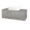 Dreja Umývadlová skriňa STORM SZZ 100 (umývadlo Joy) - D01 Betón / D01 Betón