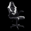 Kreslo Trust GXT 703W Riye Gamingové do 140 kg Látka Koža ECO Bielo-čierna
