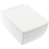 VILLEROY & BOCH Memento 2.0 závesné WC s hlbokým splachovaním bez vnútorného okraja, 375 x 560 mm, biela alpská, s povrchom CeramicPlus, 4633R0R1