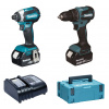 Makita Makita DLX2535SJ AKU sada DDF490 + DTD153 Li-ion LXT 18V, 2x BL1830B v Makpacu DLX2535SJ