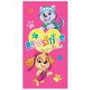 Setino Dievčenská plážová osuška Tlapková patrola - Paw Patrol - motív PAWsitive vibes 70 x 140 cm