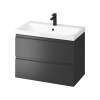 CERSANIT - SET B894 MODUO skrinka 80 antracit s umývadlom (S801-487-DSM)