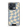 Lesklý kryt Mobiwear Glossy - Xiaomi Redmi Note 13 Pro 5G / Poco X6 5G - GA59G Modrá a béžová šachovnice (Prémiové lesklé pouzdro, obal, kryt Mobiwear Glossy na mobil Xiaomi Redmi Note 13 Pro 5G / Poc