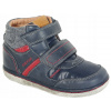 GEOX FLICK B poltopánky VIT.CER+GBK-DK NAVY/RED 22