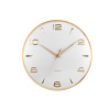 Karlsson 6017WH dizajnové nástenné hodiny biele,priemer 40 cm