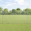 zahrada-XL Plot s stĺpmi Strieborná 1.5 x 10 m Oceľ 3351940
