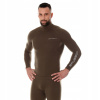 Brubeck Ranger s dlhým rukávom vlna khaki xxl (Pánska vlna Brubeck Ranger Merino xxl vlna)