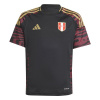 adidas Peru Away 2024 Shirt Juniors Black 9-10 Years