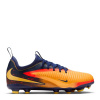 Nike Phantom 6 Academy Low Juniors Firm Ground Football Boots Orange/Volt 5 (38)