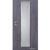 Doornite CPL-Deluxe laminátové interiérové dvere ALU LINEA SKLO, Fleewood Lávovošedý, DTD LAMALULineaFleewoodLavovosedy