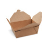 Food box (PAP/PE) nepremastiteľný kraft 110 x 89 x 64 mm 700ml [50 ks]