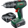 BOSCH UniversalImpact 18V (2x1,5 Ah) Akumulátorový šroubovák 06039D4102