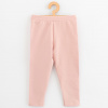 Detské legíny z teplákoviny New Baby Kindergarten light pink, 128/134