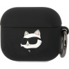 Karl Lagerfeld Puzdro Karl Lagerfeld Silicone Choupette Head 3D Na Airpods 3 - Czarne 25628
