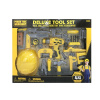 G21 náradie Deluxe 44 dielov žlto sivé