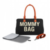 BabyMix Taška pre mamičku Mommy Bag s prebaľovacou podložkou Čierna