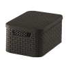CURVER úložný box RATTAN S, 29,1 x 19,8 x 14,2 cm, hnedý, 03617-210