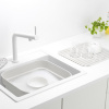 BRABANTIA SinkSide šedá - plastový sušiak s misou na riad
