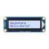 Waveshare LCD1602 I2C Module, Gray , 32 Characters LCD, 3.3V/5V, Backlight Adjustable