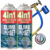 ClimaSet Chladiaci faktor pre klimatizáciu 2X GAZ R134a 4W1 470g KABEL