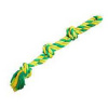 Dvojité lano HipHop bavlnené 3 knôty 60 cm / 450 g limetková, zelená