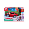 BB Junior RC - Ferrari 458 Italia so svetlami a zvukmi, diaľkový ovládač volant, červená, 27MHz (112116-91003)