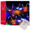 SPRINGOS LED svetelná hadica 5m 50LED 8 funkcií 3xAA IP44 multicolor