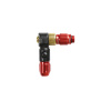 Lezyne Pump Chuck Abs-1 Pro Hp Chuck Black / Red