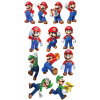 CUKROVÁ TLAČ jedlý obrázok na tortu Cukrová hmota SUPER MARIO HRA LUIGI + TEXT #6
