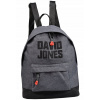 David Jones Gray Sports batoh (David Jones Sports Backpack A4 Logo na výlet)