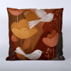 Takoy Obliečka na vankúš 45x45 nepremokavý polyester vtáčiky v prírode 1-HT-00308