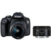 Canon EOS 2000D + 18-55 mm IS II + 50 mm f/1.8 2728C022