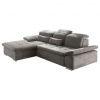 MID.YOU ROHOVÁ SEDACIA SÚPRAVA, textil, kompozitné drevo, sivá - Sedačky - 002220026704