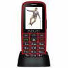 EVOLVEO EVOLVEO EasyPhone EG, mobilní telefon pro seniory s nabíjecím stojánkem (červená barva)