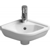Duravit Starck 3 umývadlo 43x38 cm rohový klasické umývadlo biela lesklá 0752440000