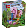 LEGO Stavebnica LEGO Minecraft 21170 Prasací dom?ek; Minecraft hra?ka s Alex, Creeperom a domom v tvare obrovského prasa?a (490 dielikov)