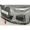 Rieger lipa pod predný nárazník pro BMW i4 G26 G4C gran coupe (5-dver.), plast ABS lakovaný do čiernej lesklej farby