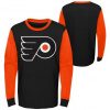 Outerstuff Dětské tričko Philadelphia Flyers NHL Scoring Chance Crew Neck LS dlouhý rukáv Veľkosť: Dětské XL (13 - 15 let)
